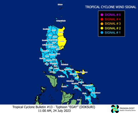 what signal number today in metro manila|Typhoon Egay: Signal 2 in 8 areas, Signal 1 in Manila.